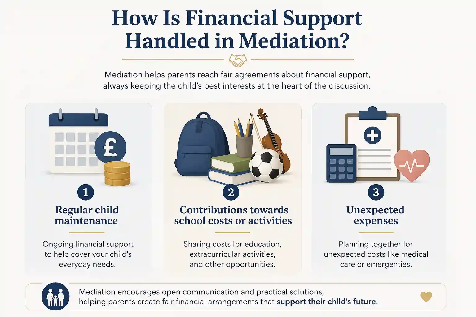 How Is Financial Support Handled in Mediation Ascot